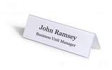 Durable 805219 non-metallic nameplate Transparent