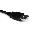 StarTech.com 1 ft USB to RS232 Serial DB9 Adapter Cable with COM Retention