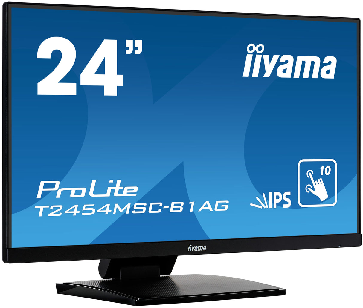 iiyama ProLite T2454MSC-B1AG computer monitor 60.5 cm (23.8") 1920 x 1080 pixels Full HD LED Touchscreen Multi-user Black