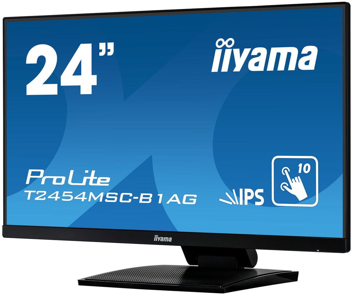 iiyama ProLite T2454MSC-B1AG computer monitor 60.5 cm (23.8") 1920 x 1080 pixels Full HD LED Touchscreen Multi-user Black