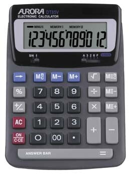 Aurora DT85V calculator Desktop Basic Black