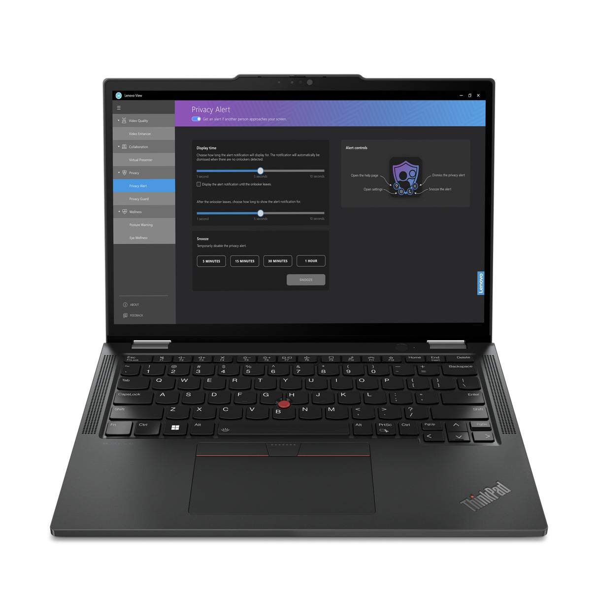 Lenovo ThinkPad X13 2-in-1 Intel Core Ultra 7 155U Hybrid (2-in-1) 33.8 cm (13.3") Touchscreen WUXGA 16 GB LPDDR5x-SDRAM 512 GB SSD Wi-Fi 6E (802.11ax) Windows 11 Pro Black