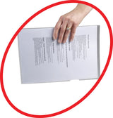 Rexel Anti-Slip A4 Folders Clear (25)