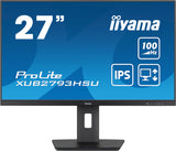 iiyama ProLite computer monitor 68.6 cm (27") 1920 x 1080 pixels Full HD LED Black