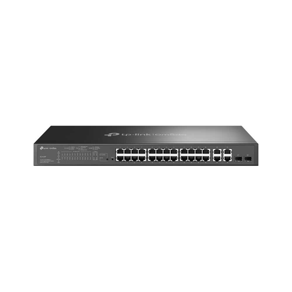 TP-Link Omada SL2428P network switch Managed L2 Fast Ethernet (10/100) Power over Ethernet (PoE) 1U Black