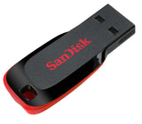 SanDisk Cruzer Blade USB flash drive 16 GB USB Type-A 2.0 Black, Red