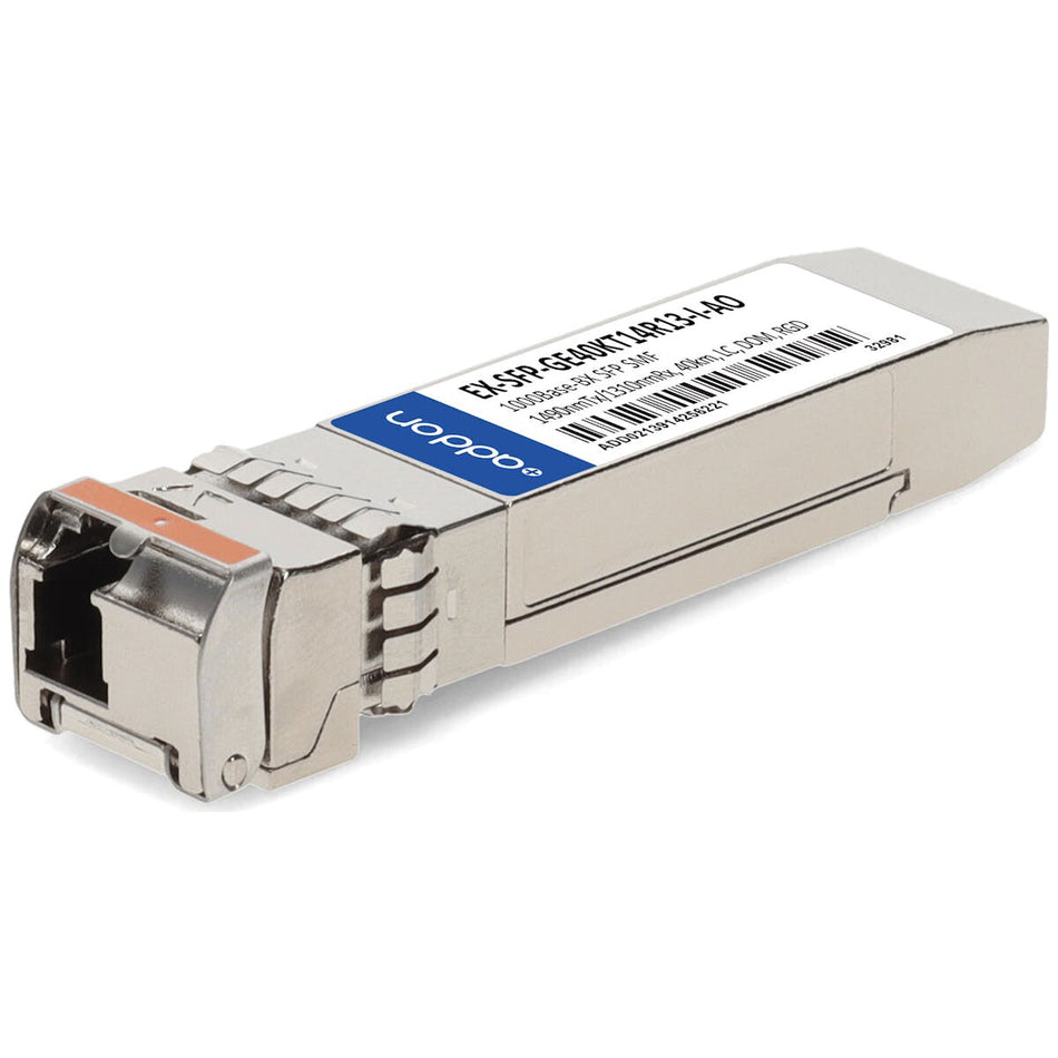 AddOn Networks EX-SFP-GE40KT14R13-I-AO network transceiver module Fiber optic 1000 Mbit/s