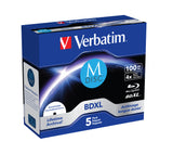 Verbatim 43834 blank Blu-Ray disc BDXL 100 GB 5 pc(s)