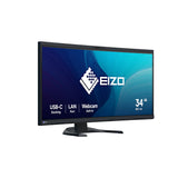 EIZO FlexScan EV3450XC-BK LED display 86.6 cm (34.1") 3440 x 1440 pixels UltraWide Quad HD Black