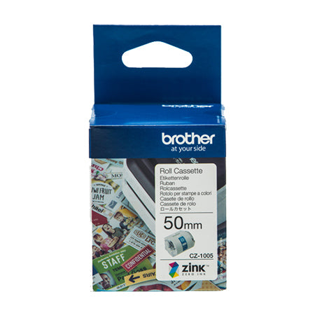 Brother CZ-1005 DirectLabel-etikettes 50mm x 5m for Brother VC 500