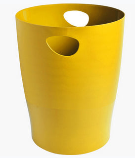 Exacompta Bee Blue Ecobin Waste Paper Bin - Saffron - New