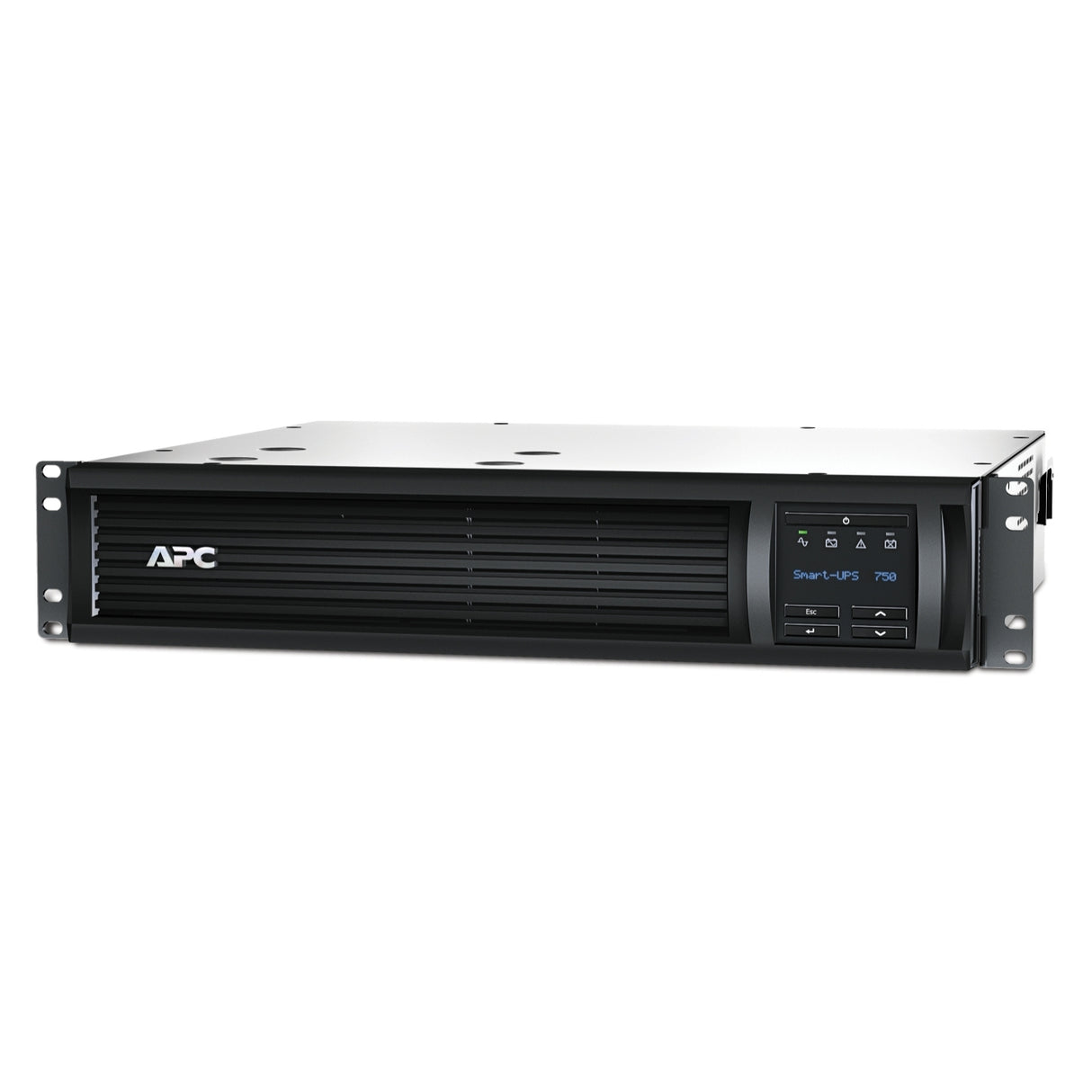 APC Smart-UPS, Line Interactive, 750VA, Rackmount 2U, 230V, 4x IEC C13 outlets, SmartConnect Port+SmartSlot, AVR, LCD