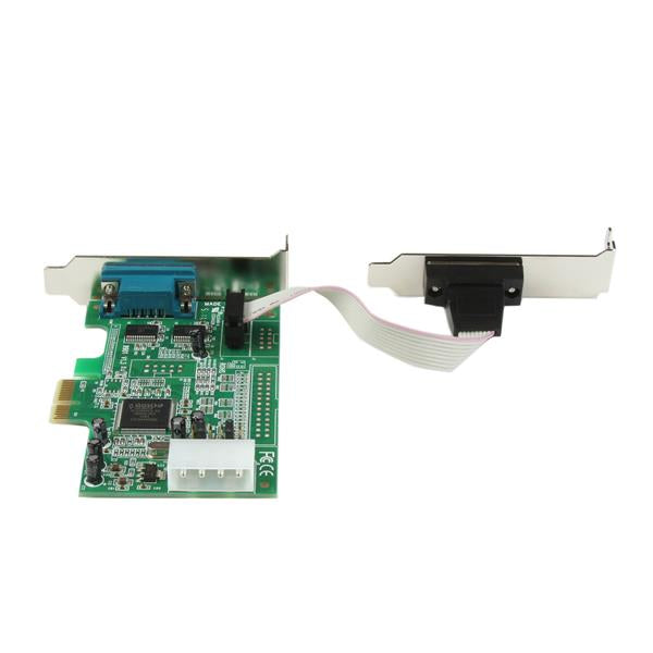 StarTech.com 2 Port Low Profile Native RS232 PCI Express Serial Card with 16550 UART