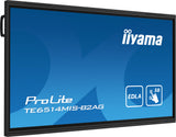 iiyama PROLITE TE6514MIS-B2AG Digital signage flat panel 165.1 cm (65") LCD Wi-Fi 435 cd/m² 4K Ultra HD Black Touchscreen Built-in processor Android 24/7