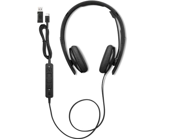 Lenovo 4XD1M39028 headphones/headset Wired Head-band USB Type-C Black