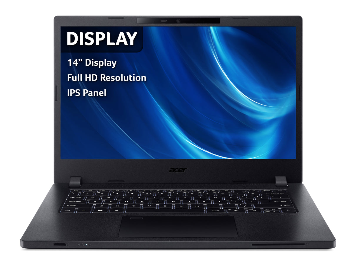 Acer TravelMate P2 TMP214-54 - Intel Core i5-1235U (10MB Cache), 8GB DDR4-SDRAM, 256GB SSD, 35.6 cm (14") Full HD 1920 x 1080, Intel UHD Graphics, LAN, WLAN, Webcam, Windows 11 Home 64-bit