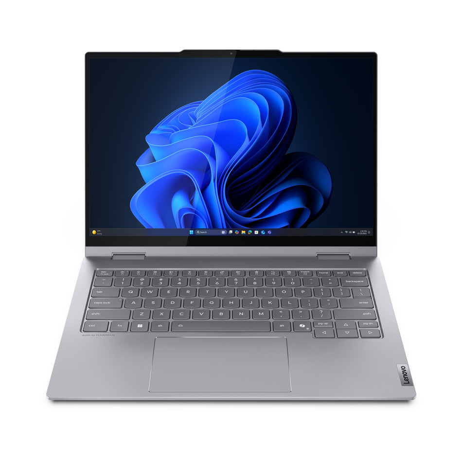 Lenovo ThinkBook 14 2-in-1 G5 IAU Intel Core Ultra 7 255U Hybrid (2-in-1) 35.6 cm (14") Touchscreen WUXGA 16 GB DDR5-SDRAM 512 GB SSD Wi-Fi 6E (802.11ax) Windows 11 Pro English Grey