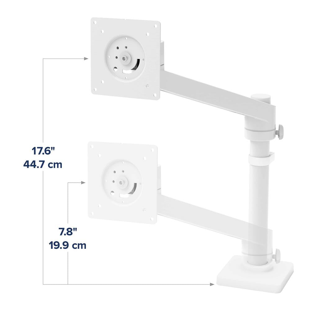 Ergotron NX Series NX MONITOR ARM WHITE 86.4 cm (34") Black, White Desk