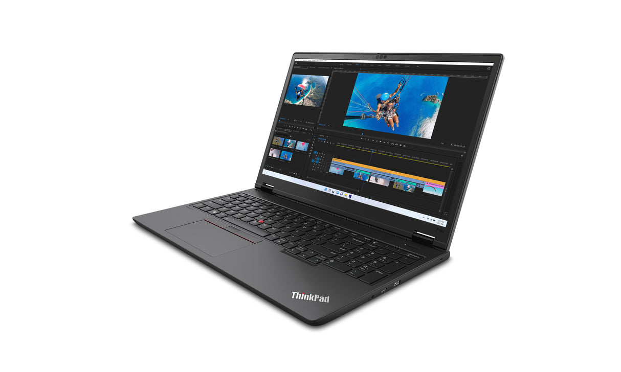 Lenovo ThinkPad P16v Intel Core Ultra 7 155H Mobile workstation 40.6 cm (16") WUXGA 32 GB DDR5-SDRAM 1 TB SSD NVIDIA RTX 2000 Ada Wi-Fi 6E (802.11ax) Windows 11 Pro Black