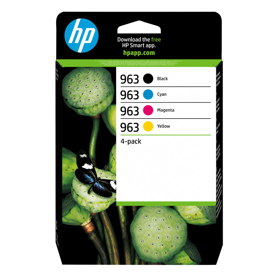 HP 963 4-pack Black/Cyan/Magenta/Yellow Original Ink Cartridges