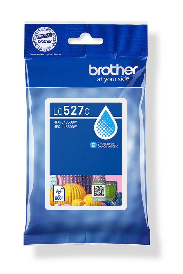 Brother Genuine LC527C Ink Cartridge - Cyan