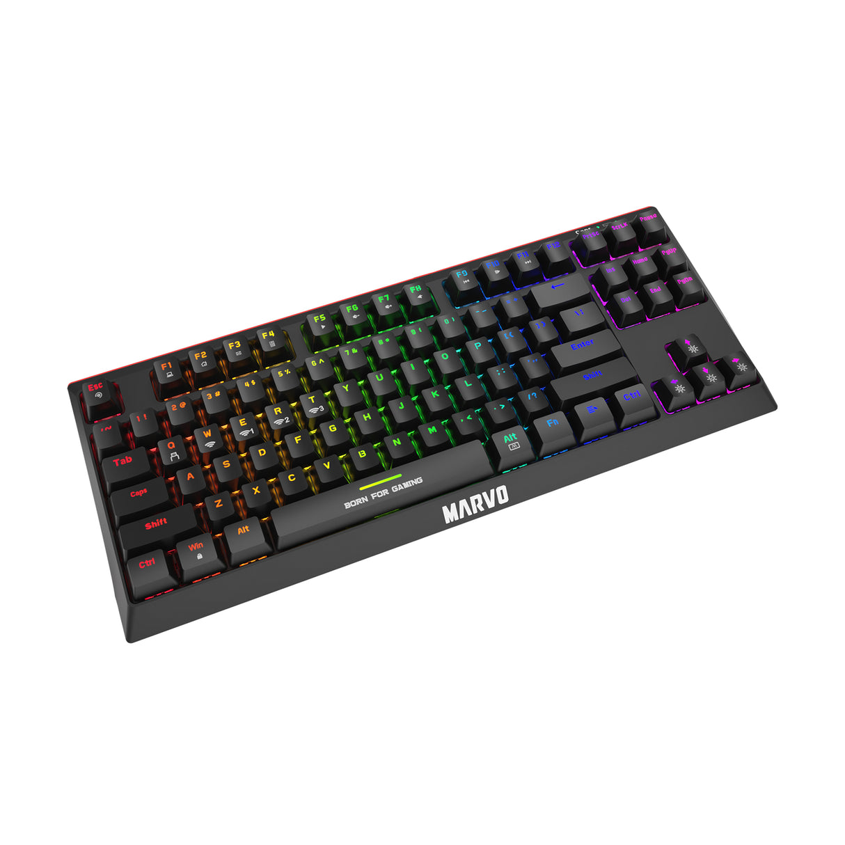 Marvo KG953W-UK keyboard Gaming USB + Bluetooth QWERTY UK English Black