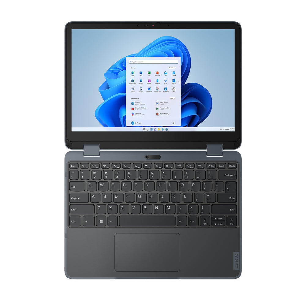 Lenovo 500w Yoga Intel® N N100 Hybrid (2-in-1) 31 cm (12.2") Touchscreen WUXGA 8 GB LPDDR5-SDRAM 128 GB SSD Wi-Fi 6 (802.11ax) Windows 11 Pro Grey