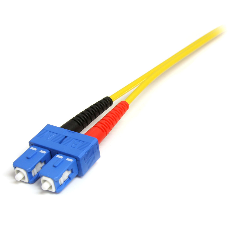 StarTech.com 1m Fiber Optic Cable - Single-Mode Duplex 9/125 LSZH Fiber Jumper Cord - LC/SC