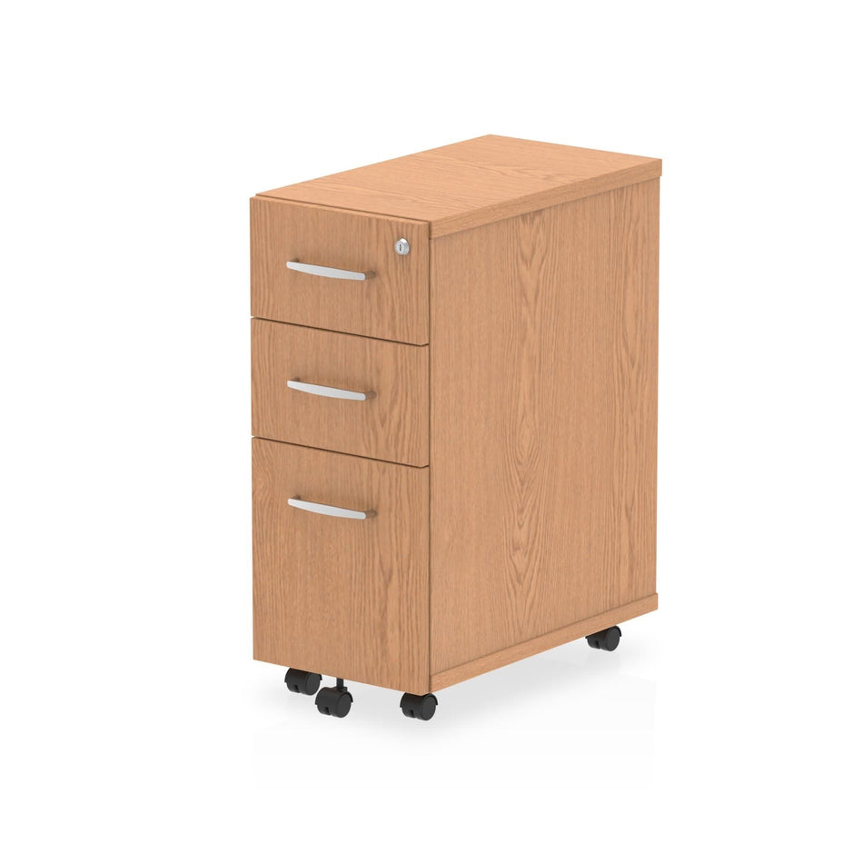 Dynamic I001661 office drawer unit Oak Melamine Faced Chipboard (MFC)