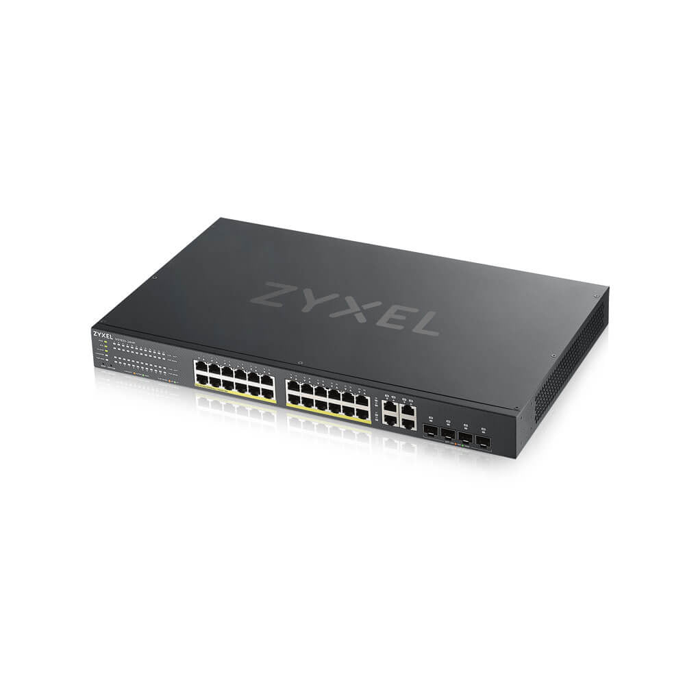 Zyxel GS1920-24HPv2 Managed L2/L3/L4 Gigabit Ethernet (10/100/1000) Power over Ethernet (PoE) Black