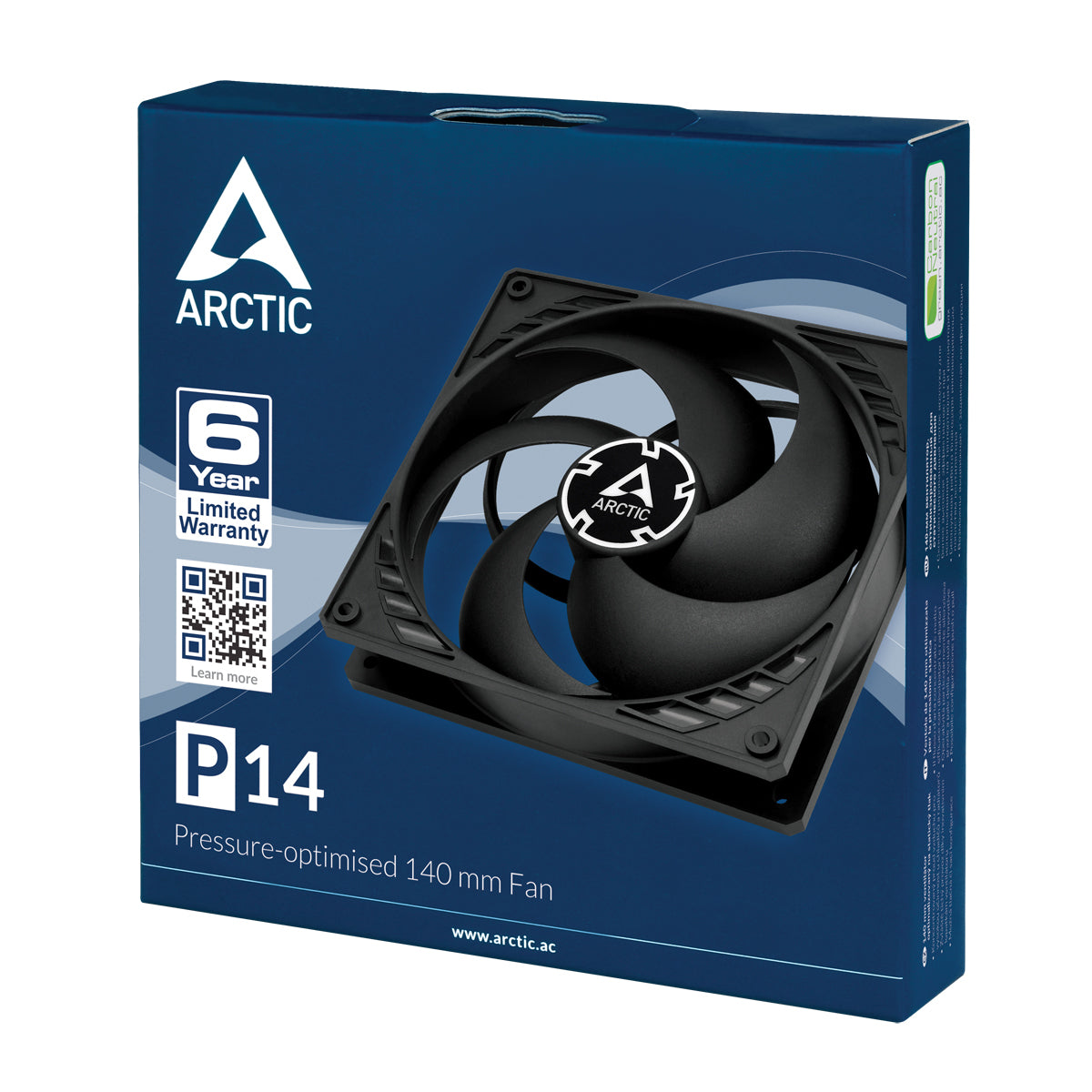 ARCTIC P14 – Pressure-optimised 140 mm Fan