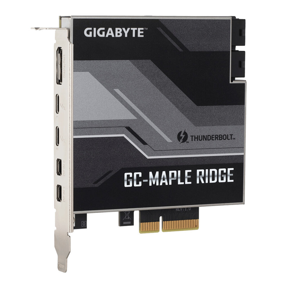 GIGABYTE GC-MAPLE RIDGE interface cards/adapter Internal DisplayPort, Mini DisplayPort, Thunderbolt 4, USB 3.2 Gen 2 (3.1 Gen 2)