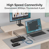 Plugable Technologies PLUGABLE THUNDERBOLT 4 DOCK FOR 4K DUAL MONITORS OR SINGLE 8K, 100W LAPTOP CHARGING