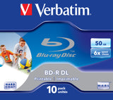 Verbatim 43736 blank Blu-Ray disc BD-R 50 GB 10 pc(s)