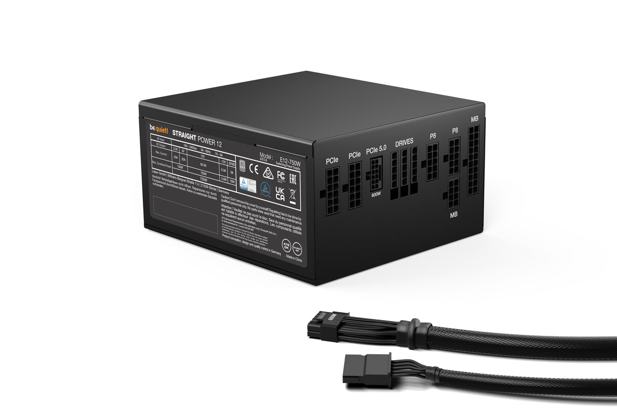 be quiet! Straight Power 12 power supply unit 750 W 20+4 pin ATX ATX Black