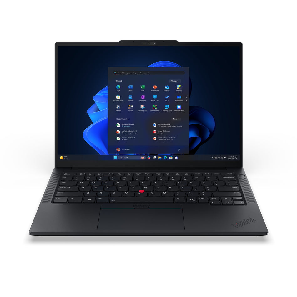Lenovo ThinkPad E14 Gen 7 (AMD) AMD Ryzen™ 5 230 Laptop 35.6 cm (14") WUXGA 16 GB DDR5-SDRAM 512 GB SSD Wi-Fi 6E (802.11ax) Windows 11 Pro English Black