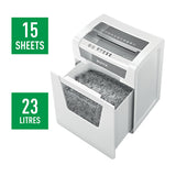 Leitz IQ Office Cross paper shredder Cross shredding 55 dB 22.3 cm White