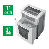 Leitz IQ Office Pro paper shredder Micro-cut shredding 55 dB 23 cm White