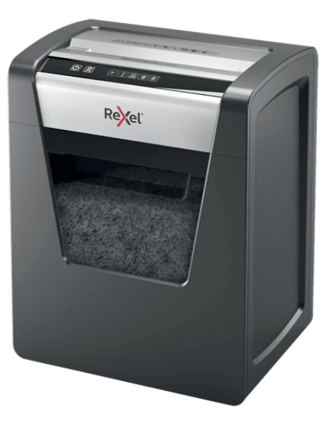 Rexel M510 paper shredder Micro-cut shredding 60 dB 22.3 cm Black, Silver