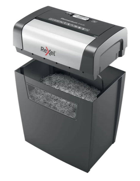 Rexel X406 paper shredder Cross shredding 22 cm Black, Silver