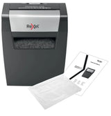 Rexel X406 paper shredder Cross shredding 22 cm Black, Silver