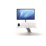 Fellowes Lotus RT Sit-Stand Workstation – Single White