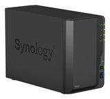 Synology DS223 NAS Desktop Realtek RTD1619B 2 GB DDR4 12 TB HDD DiskStation Manager Black