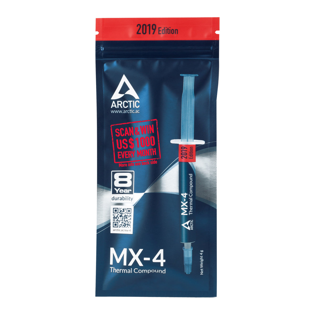 ARCTIC MX-4 (4 g) Edition 2019 – High Performance Thermal Paste