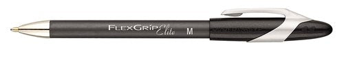 Papermate Ballpen PM Flexgrip Elite, Black, 12 Clip-on retractable ballpoint pen Bold 12 pc(s)