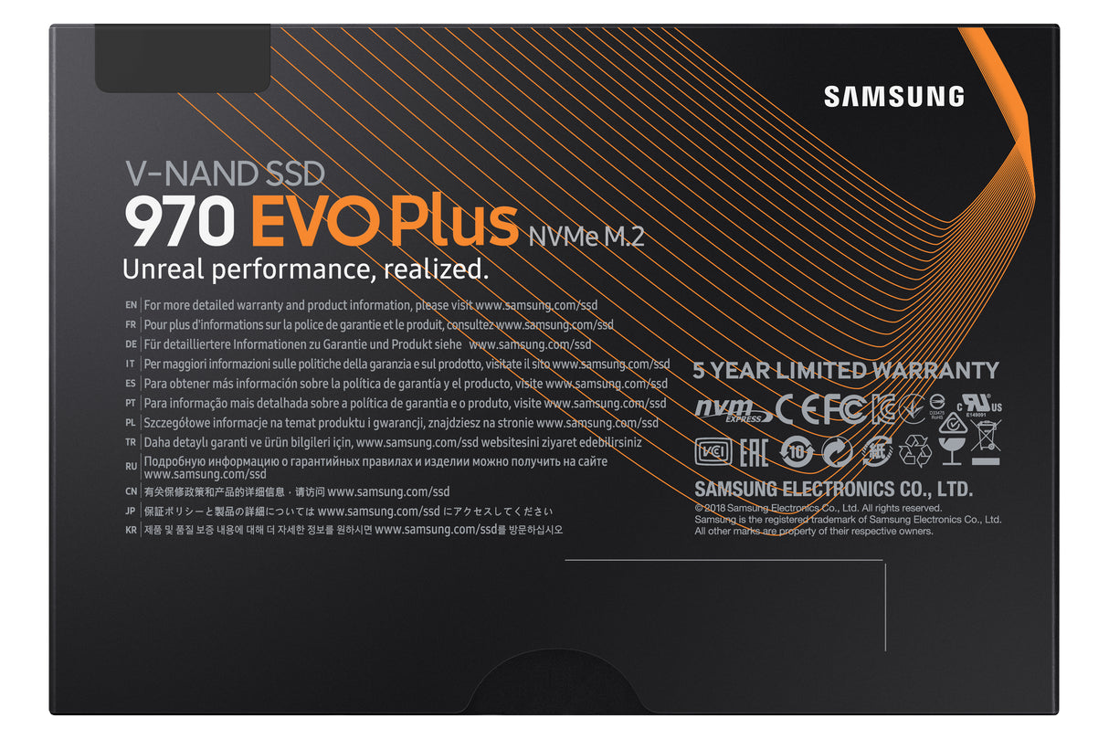 Samsung 970 EVO Plus M.2 1 TB PCI Express 3.0 NVMe V-NAND MLC