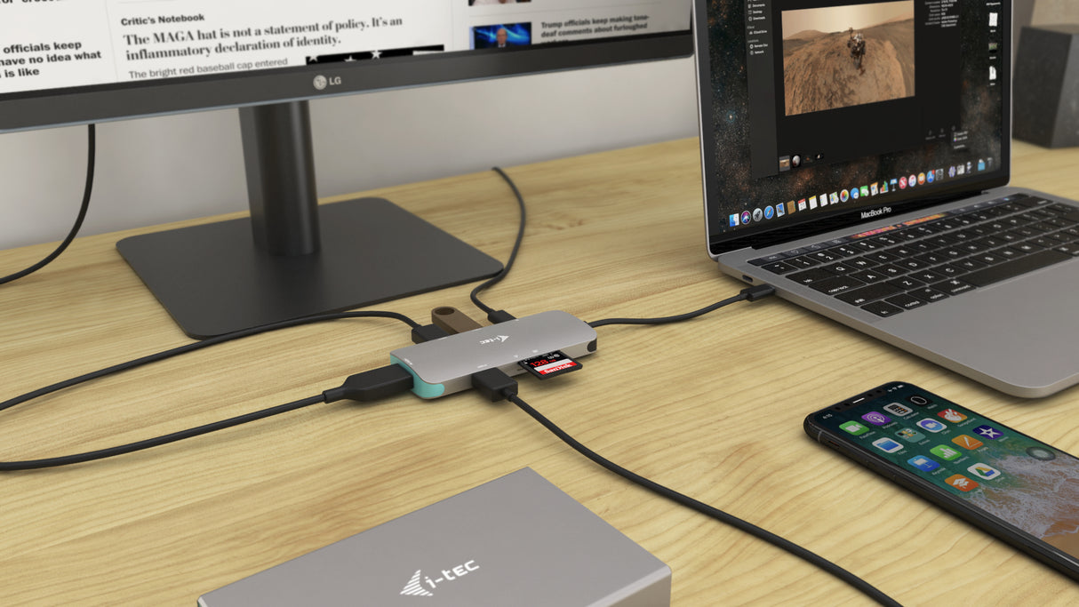 i-tec Metal USB-C Nano Dock 4K HDMI + Power Delivery 100 W