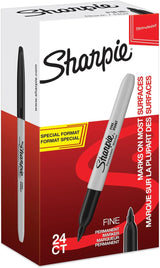 Sharpie Fine marker 24 pc(s) Fine tip Black