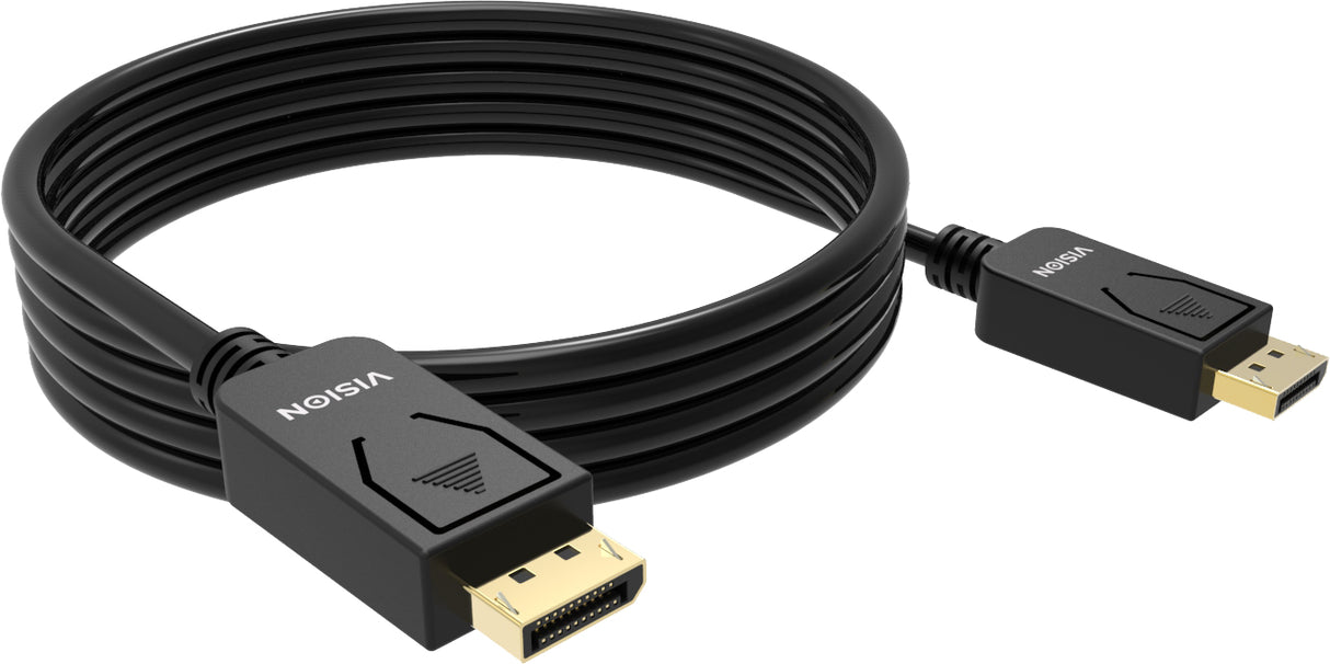 Vision TC 2MDP/BL DisplayPort cable 2 m Black