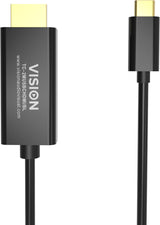 Vision TC-2MUSBCHDMI-BL 2 m USB Type-C HDMI Type A (Standard) Black